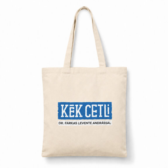 Kék Cetli vászontáska