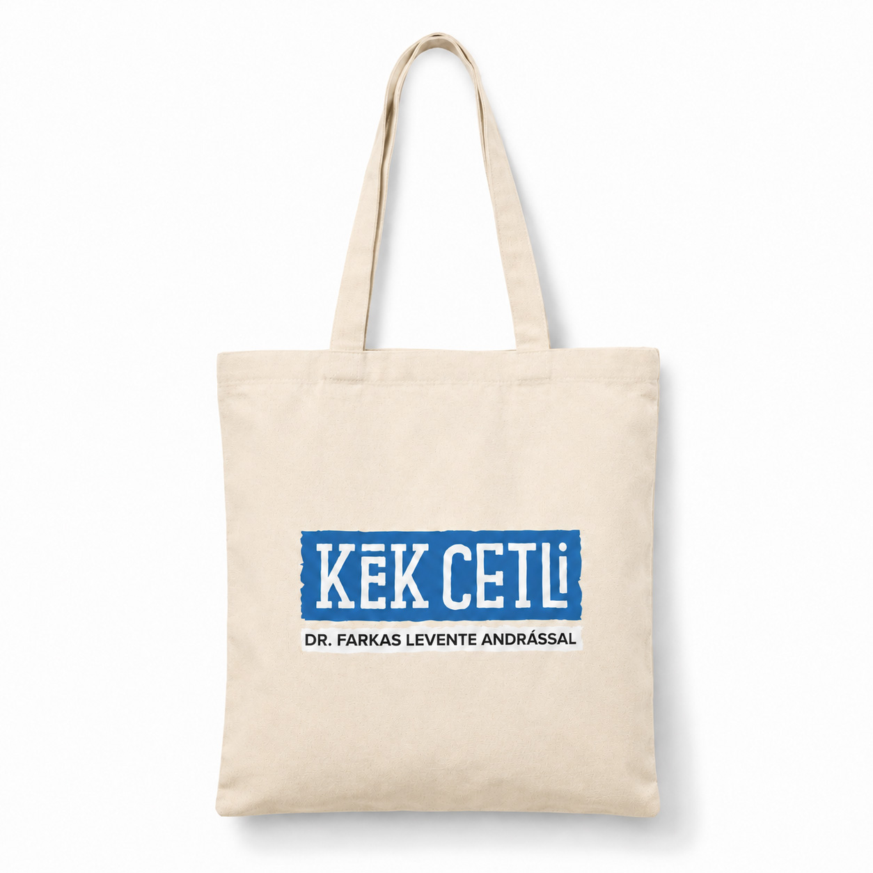 Kék Cetli vászontáska