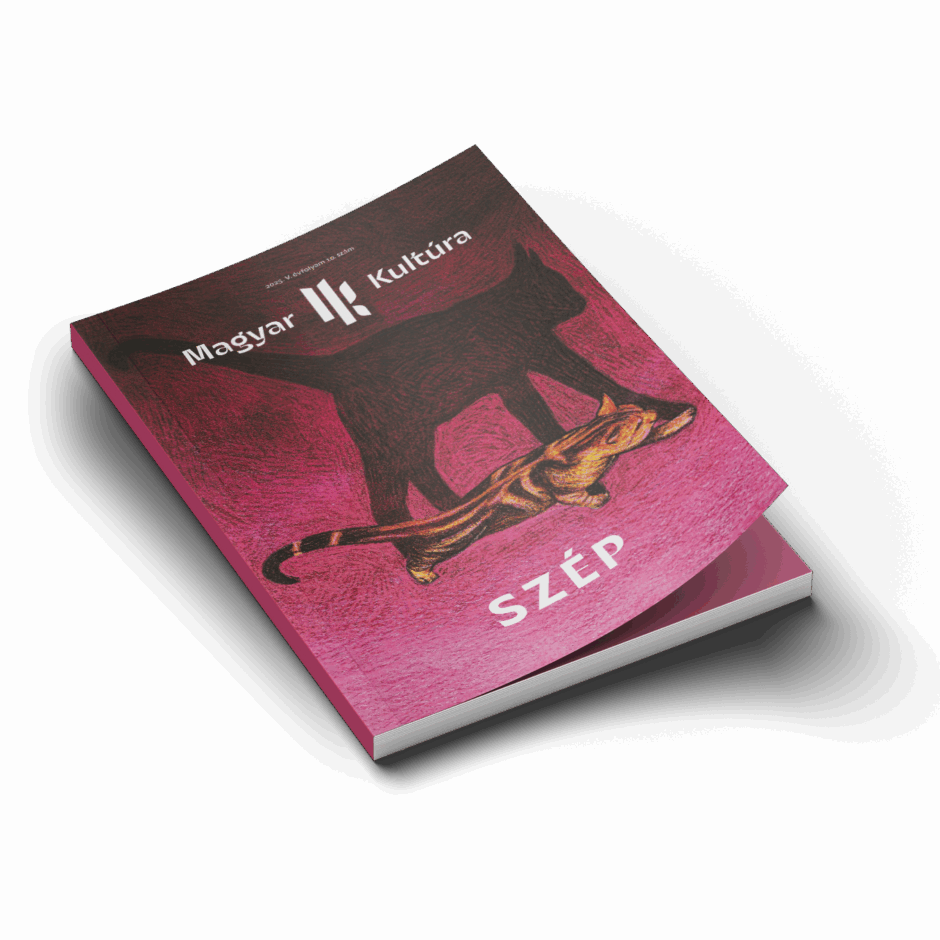 A Magyar Kultúra magazin Szép-lapszámának borítóján egy settenkedő macska és az árnyéka látható.